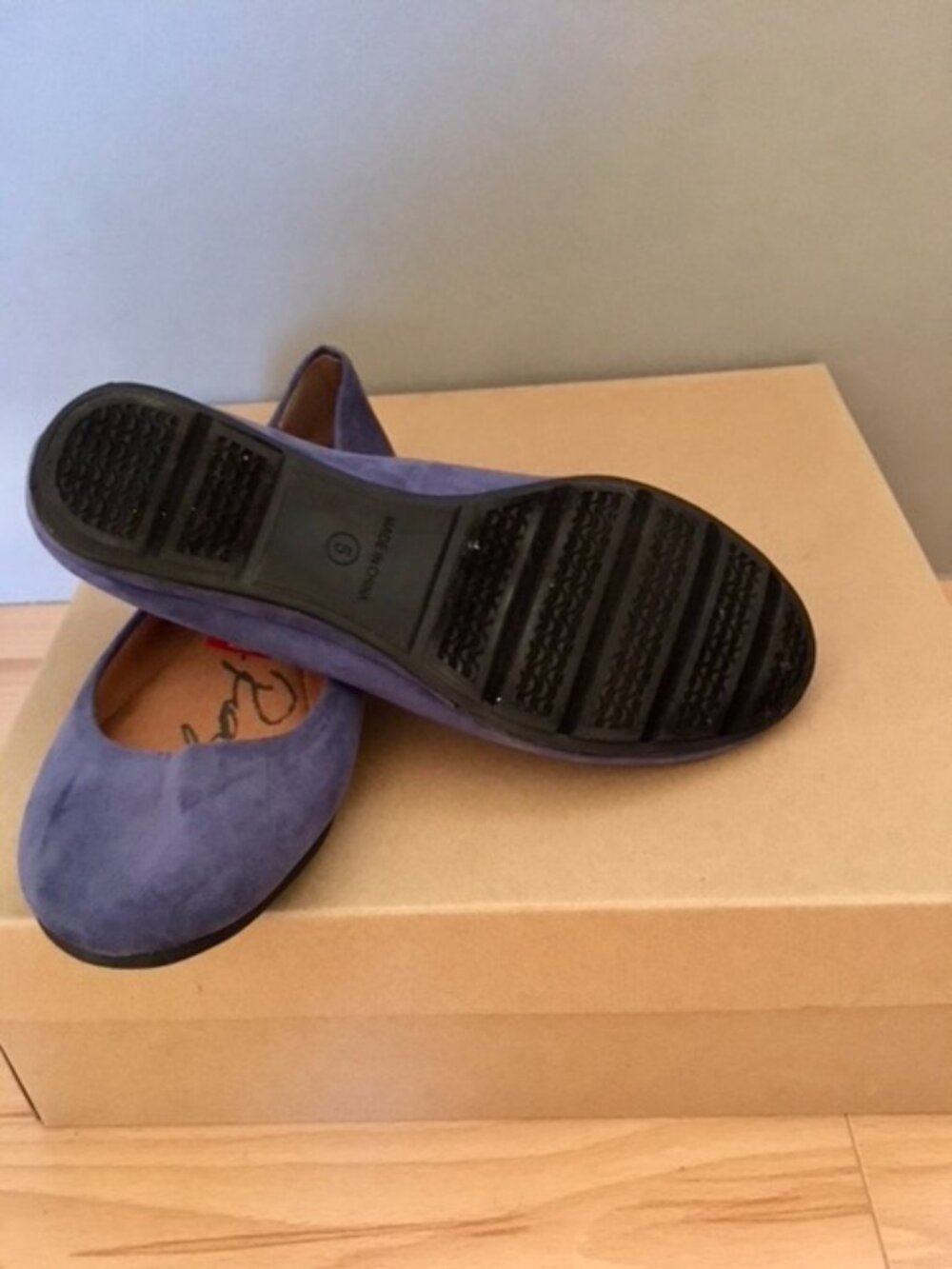 American Rag blue suede flats